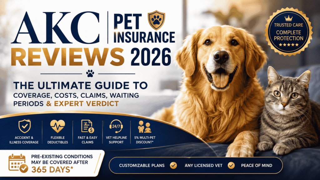 AKC Pet Insurance Reviews 2026: The Ultimate Guide to Coverage, Costs, Claims, Waiting Periods & Expert Verdict