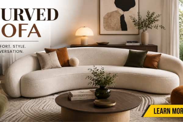 Curved Sofa Buying Guide 2026: How To Choose The Right Size, Shape, Comfort, Fabric, Styling, And Avoid Costly Buying Mistakes