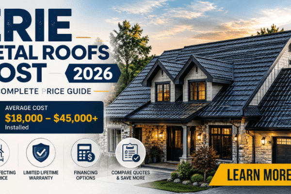 Erie Metal Roofs Cost 2026: Complete Price Guide, Installation Costs, Warranty, Financing, and Smart Buying Tips