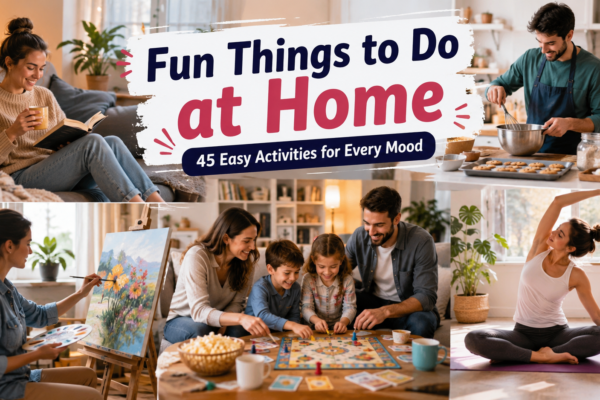 Fun Things to Do at Home: 45 Ideas for Any Mood 