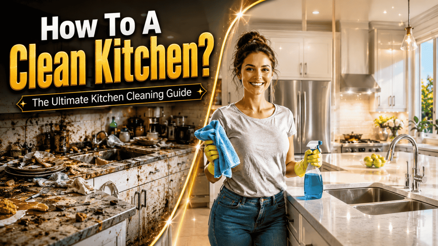 How to Clean a Kitchen? The Complete Step-by-Step Guide to a Cleaner, Fresher, and More Hygienic Home