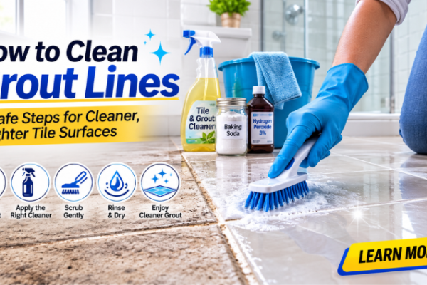 How to Clean Grout Lines: The Complete Step-by-Step Guide to Removing Stains Safely, Choosing the Right Cleaner, Avoiding Damage, and Keeping Tile Joints Looking New