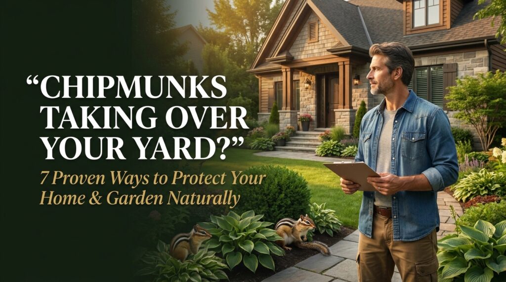How to Get Rid of Chipmunks? 7 Proven Ways to Keep Your Yard, Garden, and Home Chipmunk-Free