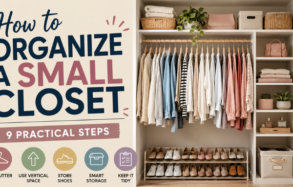 How to Organize a Small Closet