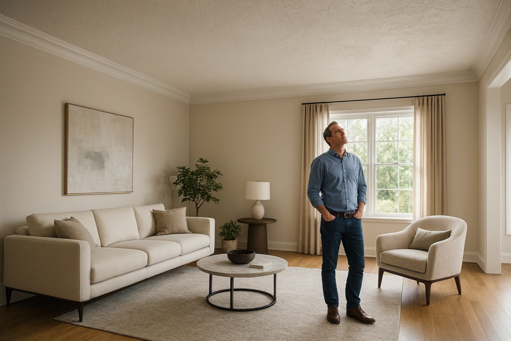 Choose a Ceiling Texture That Fits the Room