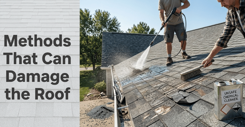 Methods That Can Damage the Roof