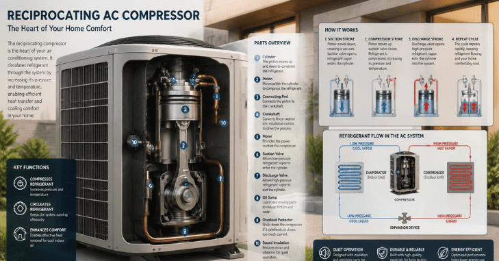 Reciprocating compressors