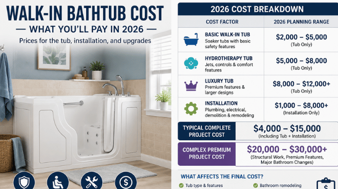 Walk-In Bathtub Cost