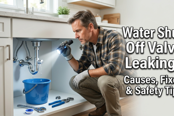 Water Shutoff Valve Leaking? Here’s How to Fix It Safely