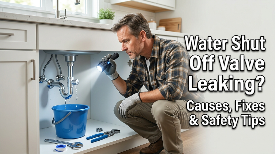 Water Shutoff Valve Leaking? Here’s How to Fix It Safely